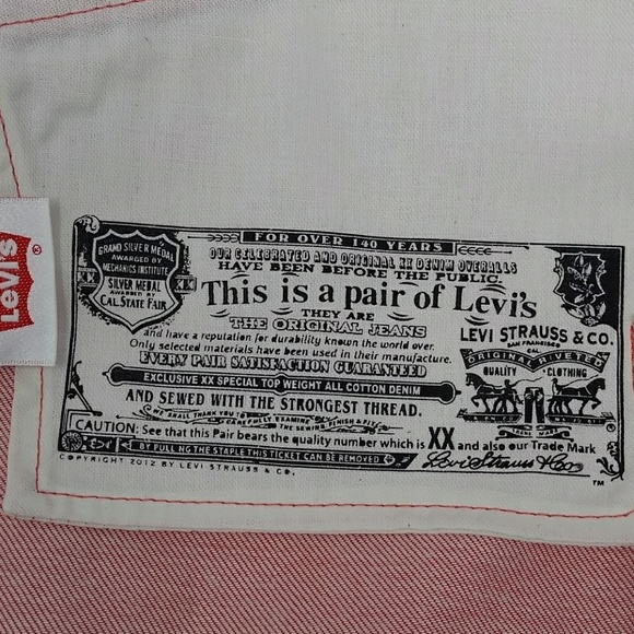 Men's Levi's 501 Button-fly Shrink-To-Fit Jeans - Picture 4 of 8